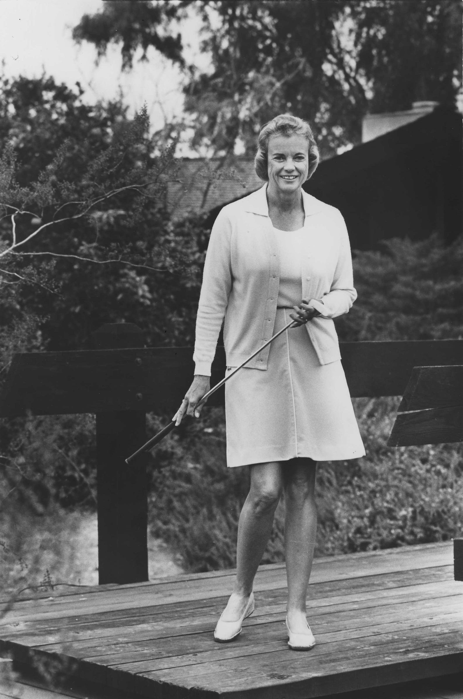 Justice Sandra Day O’Connor was a fine golfer who, family members have said, practiced for two years on a driving range before ever playing on a course. photo credit: Arizona Republic