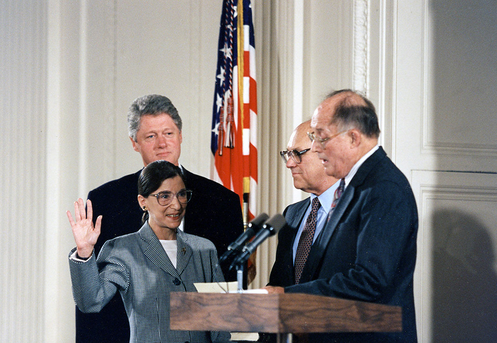 Scotus Scoop: "Rapid Ruth" Joins the Court. Ruth Bader Ginsburg's swearing-in ceremony at the White House.