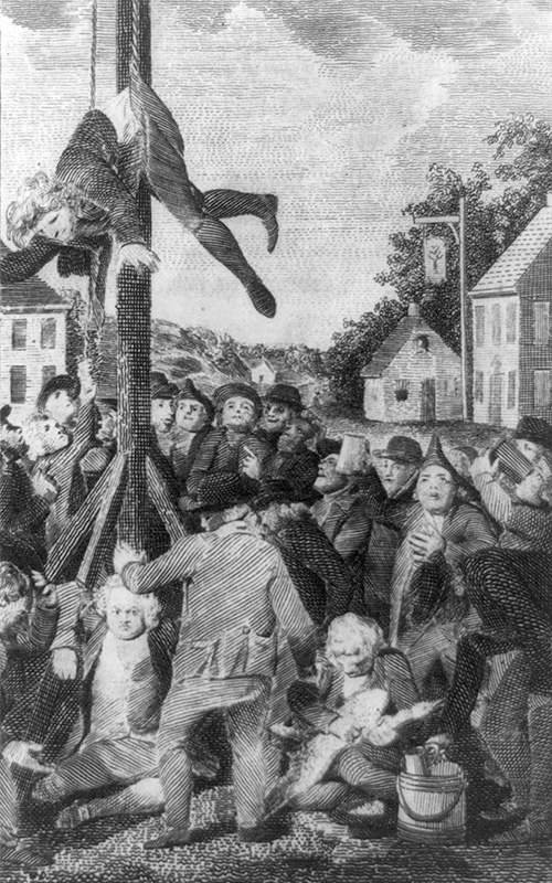 The Ellsworth Court: A Loyalist hung from a “Liberty Pole”
