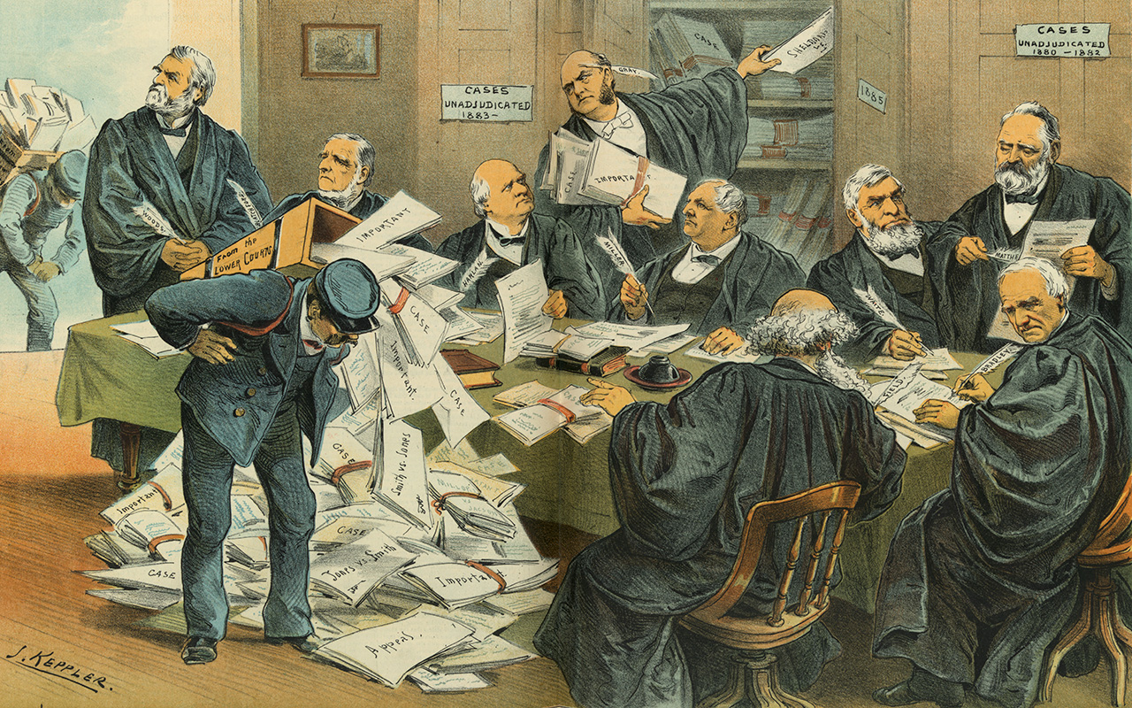 The Waite Court: An overworked Supreme Court reviewed 1,816 cases in 1890