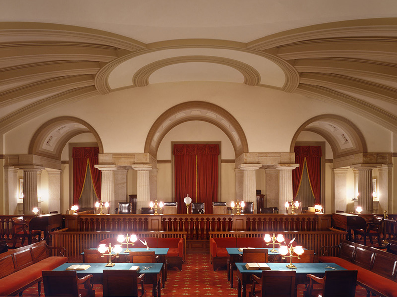 The Old Senate Chamber, located in the Capitol