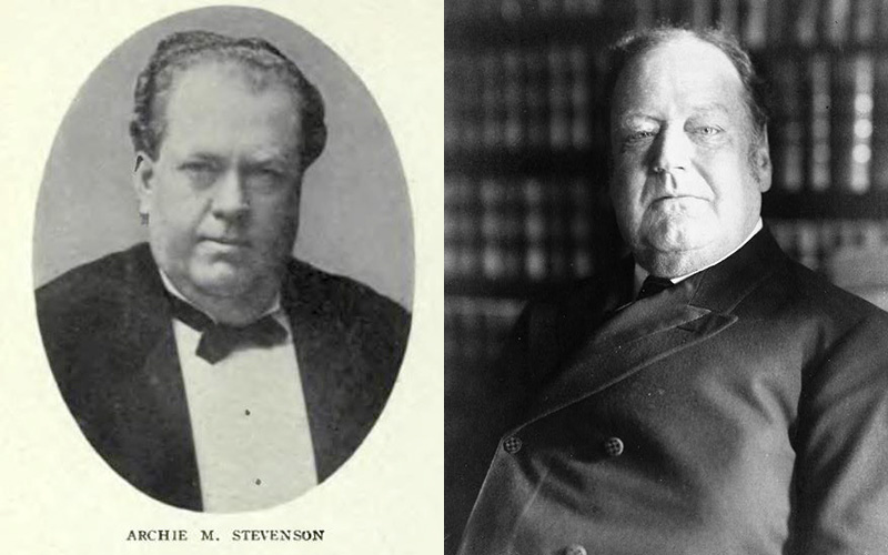 SCOTUS Scoop: The Chief Justice and “Big Steve” - Archie M. “Big Steve” Stevenson (left) / Chief Justice Edward Douglass White (right).