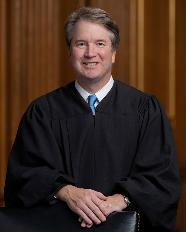 Brett Kavanaugh is sworn in as Supreme Court justice