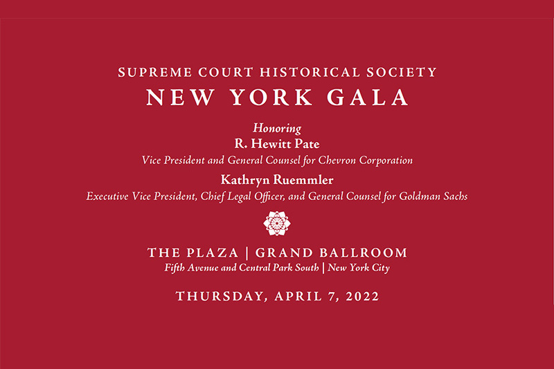 SCHS New York Gala April 7, 2022