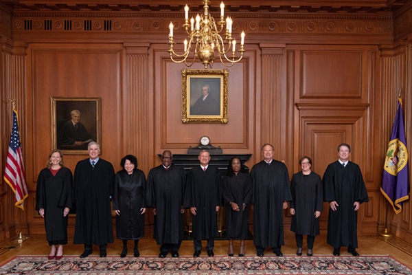 Society News: The Investiture of Justice Ketanji Brown Jackson, Court Portrait