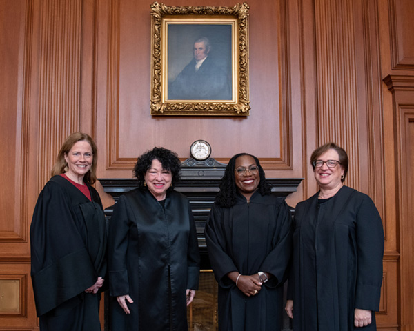 Society News: The Investiture of Justice Ketanji Brown Jackson, four female justices