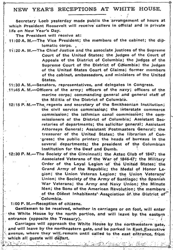 SCOTUS Scoop: New Year’s Day, 1922 — The protocol sheet from 1908