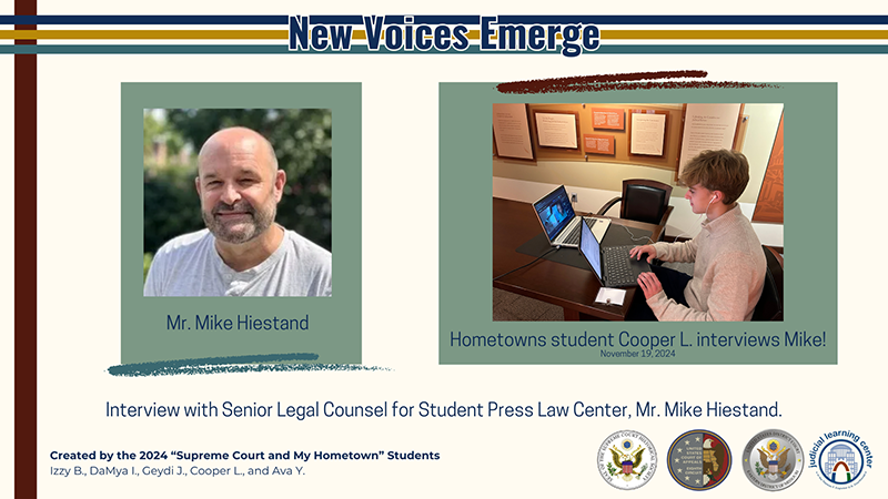 New Voices Emerge - Cooper L. Interviews Senior Legal Counsel